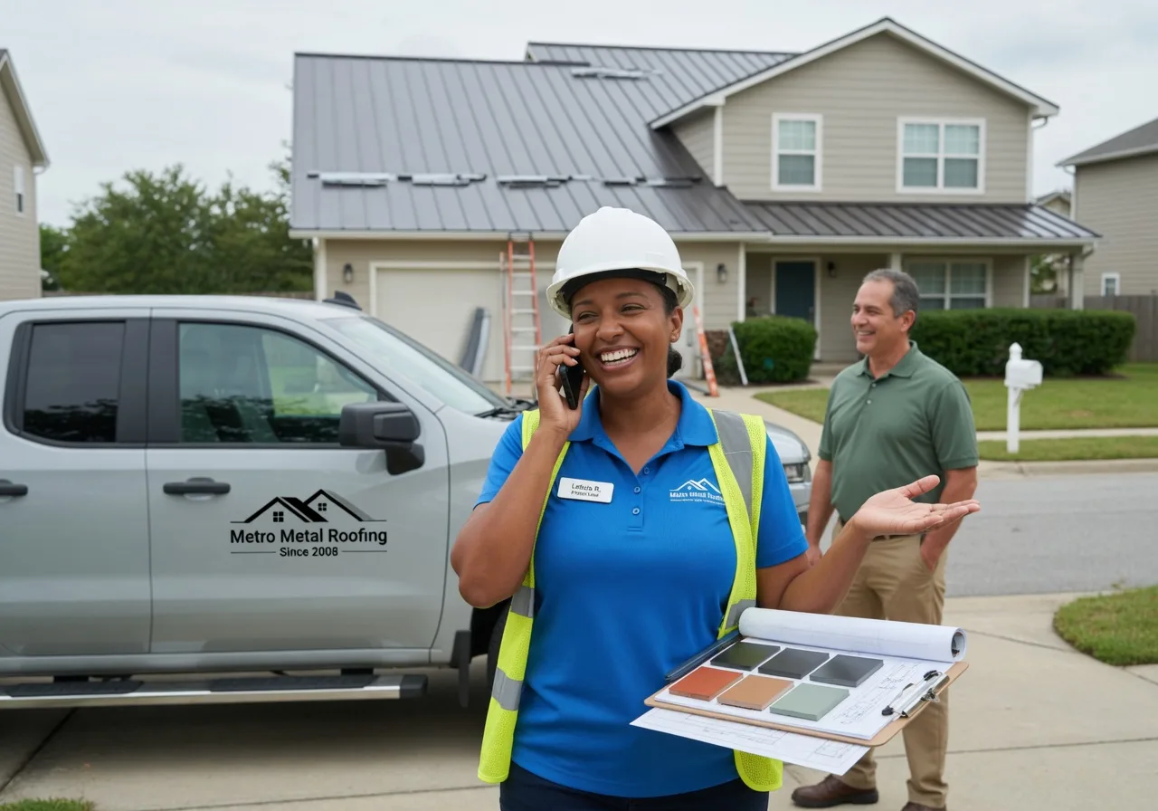 Storm Damage Metal Roof Repair in New Market, IN